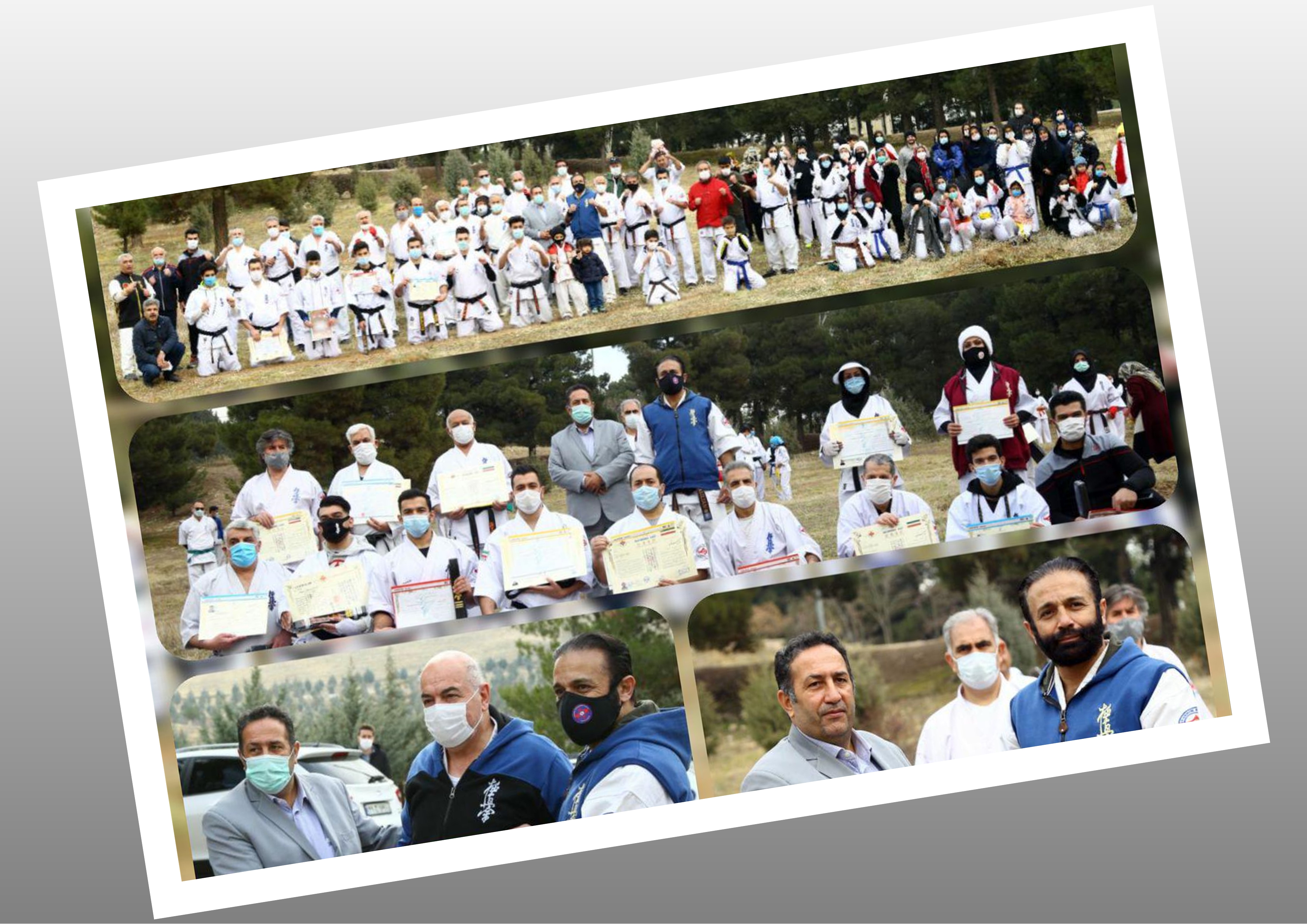 همایش پیاده روی خانوادگی کاراته پایتخت برگزار شد 